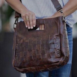 Bed Stu Orchid crossbody Teak Whiskey color